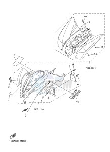 YFM350 YFM35RD RAPTOR 350 (1BSA 1BS9) drawing EMBLEM & LABEL 2