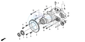 TRX500FA FOURTRAX FOREMAN drawing HONDAMATIC