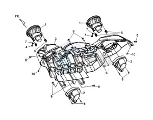 QUAD RAIDER 600 LE CHASSIS LONG drawing HEADLAMP CPL