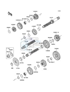 D-TRACKER_125 KLX125DDF XX (EU ME A(FRICA) drawing Transmission