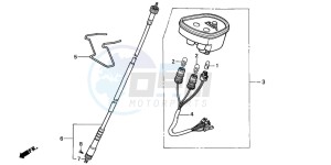 C50SW drawing SPEEDOMETER