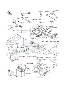 MULE_610_4X4 KAF400AFF EU drawing Chassis Electrical Equipment