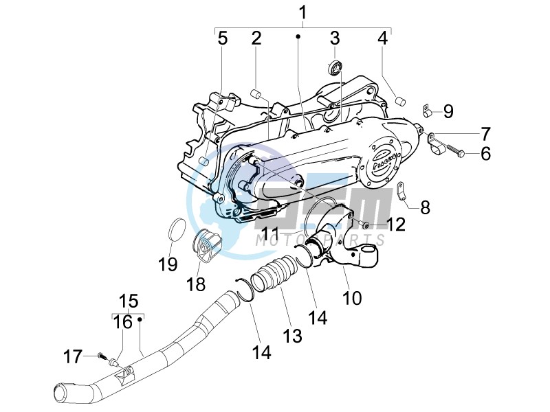 Crankcase cover - Crankcase cooling