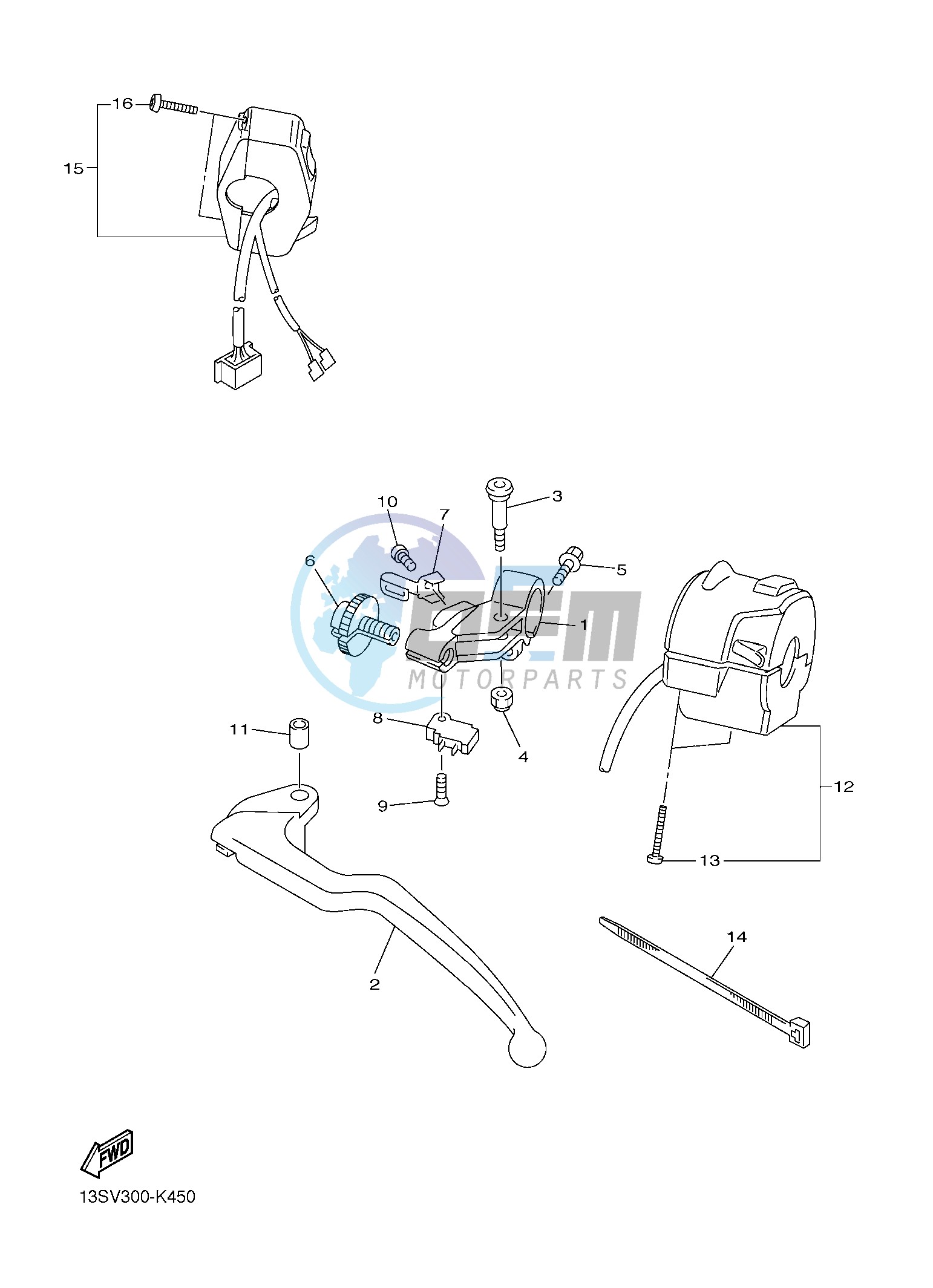 HANDLE SWITCH & LEVER