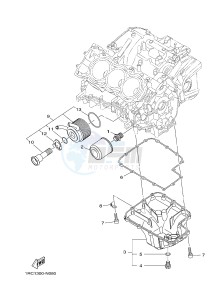 MT09A MT-09 ABS 900 (2DRA 2DRB) drawing OIL CLEANER