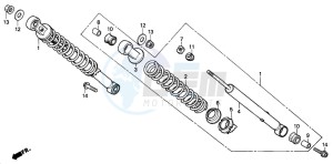 MT50S drawing REAR CUSHION