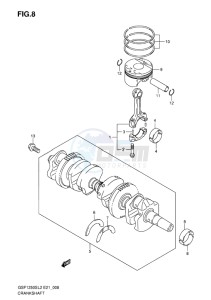 GSF-1250S ABS BANDIT EU drawing CRANKSHAFT