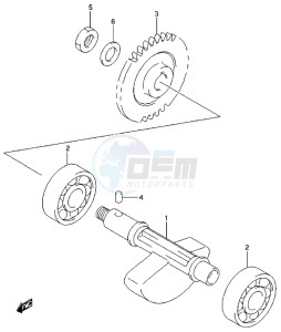 LT-Z400 drawing CRANK BALANCER