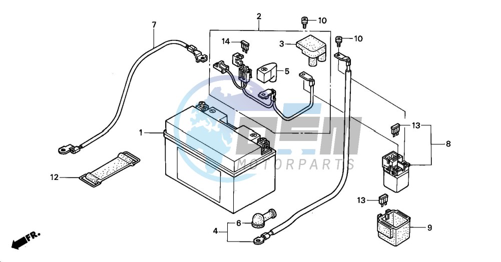 BATTERY (CBR900RRY,1/RE1)