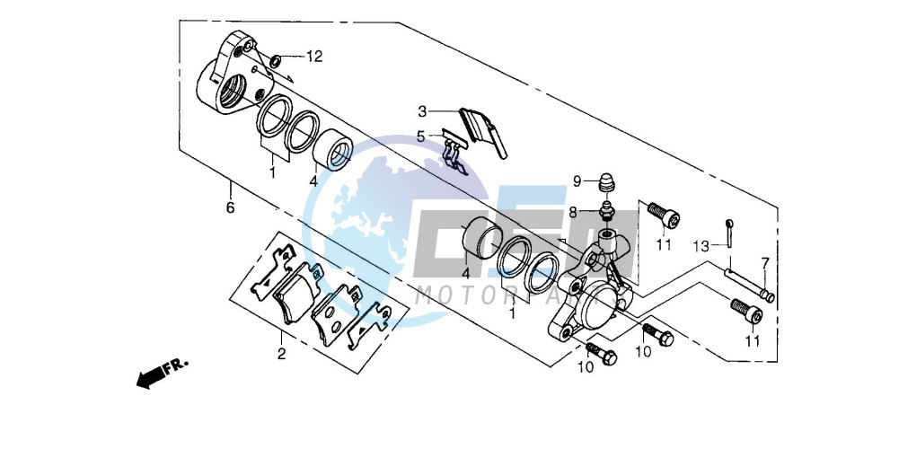 FRONT BRAKE CALIPER