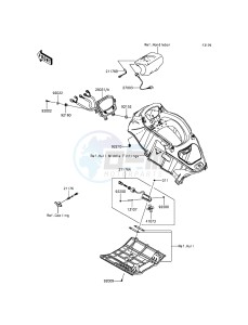 JET SKI ULTRA LX JT1500KCF EU drawing Meters