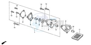 TRX90 drawing OIL PUMP