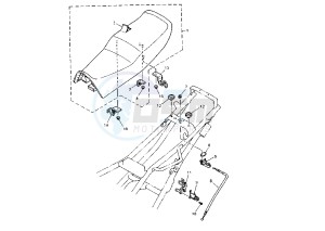 XJ S DIVERSION 900 drawing SEAT