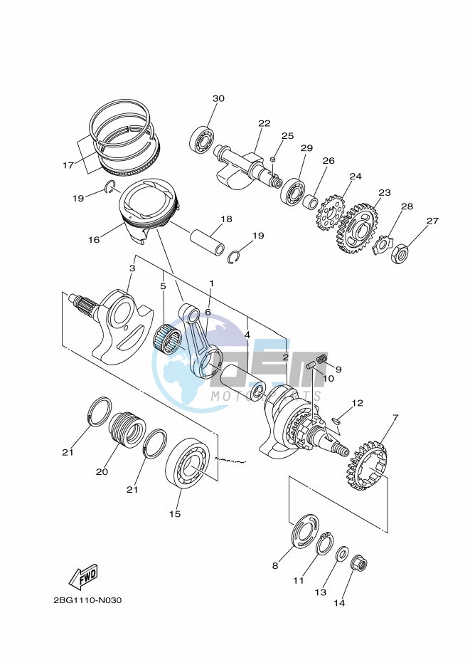 CRANKSHAFT & PISTON