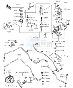 NINJA ZX-10R ABS ZX1000SGFB XX (EU ME A(FRICA) drawing Rear Master Cylinder