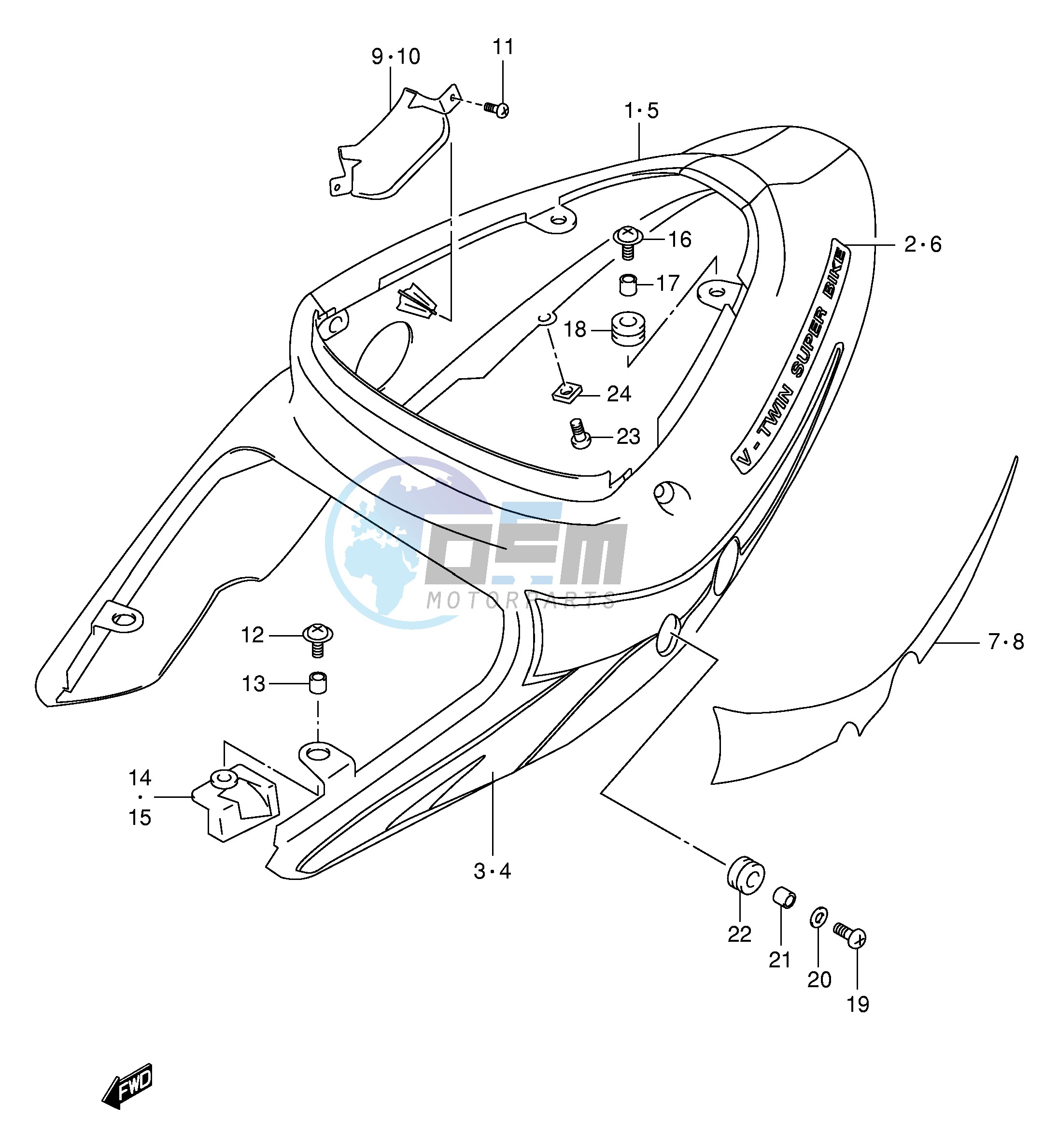 FRAME COVER (MODEL Y)