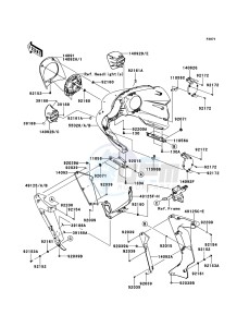 VN1700_VOYAGER_CUSTOM_ABS VN1700KEF GB XX (EU ME A(FRICA) drawing Cowling(Outer)