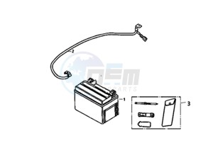 FIDDLE III 50 45KMH (L8) EU EURO4 drawing BATTERY / TOOLKIT