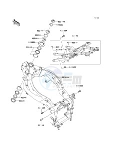 ZX 600 N [NINJA ZX-6RR] (6F) N6F drawing FRAME