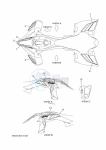 YFZ450R (BW2V) drawing GRAPHICS