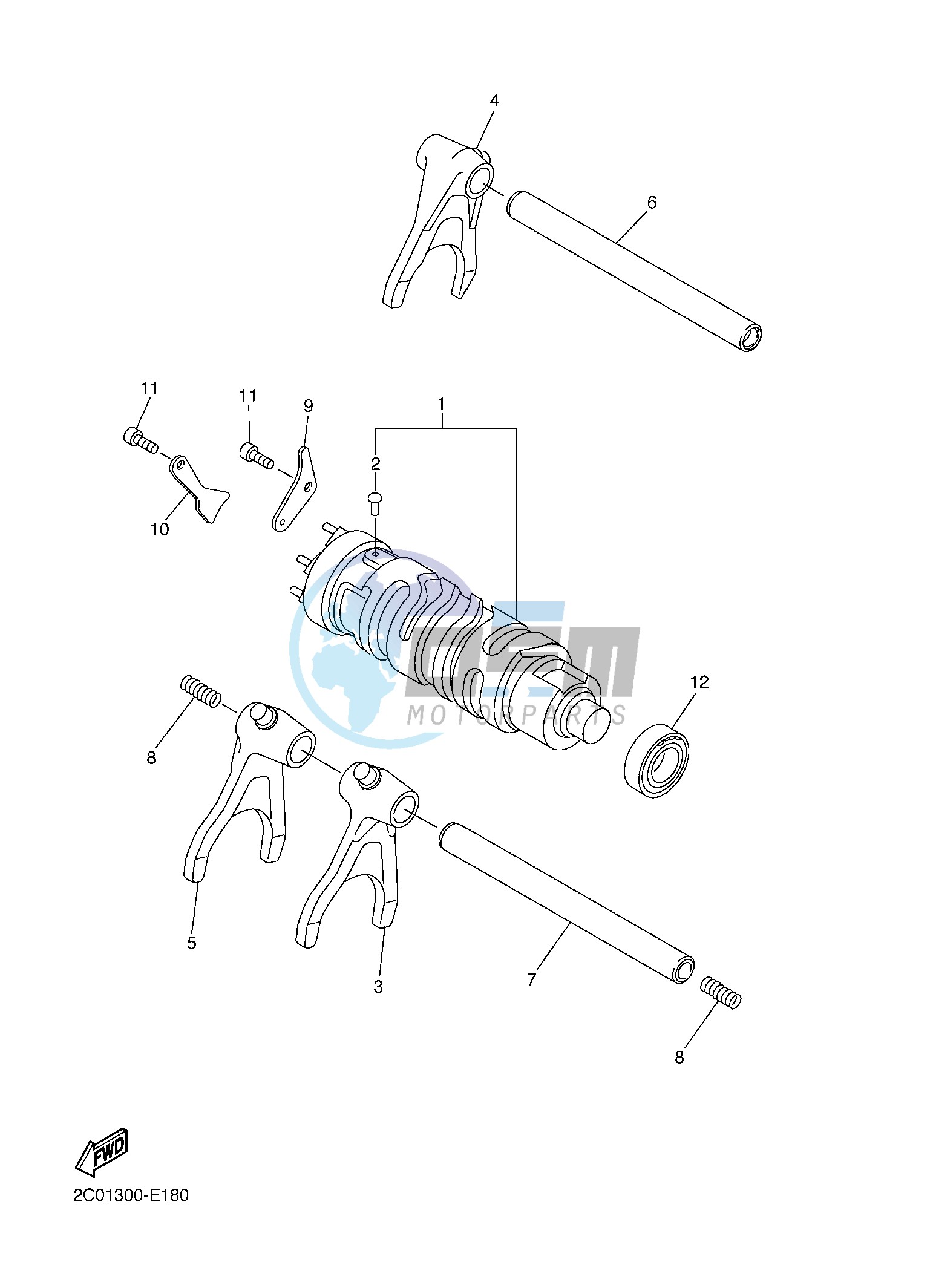 SHIFT CAM & FORK