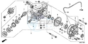 TRX680FAF TRX680 Europe Direct - (ED) drawing FINAL DRIVEN GEAR