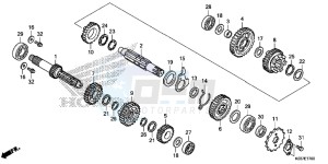 AFS110CSFF CB1000R 2ED - (2ED) drawing TRANSMISSION