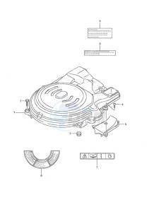 DF 90A drawing Ring Gear Cover