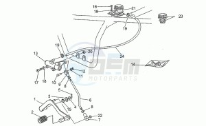 Nevada 350 Club Club drawing Rear master cylinder