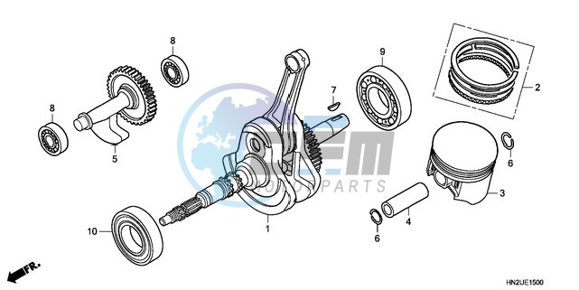 CRANKSHAFT/PISTON