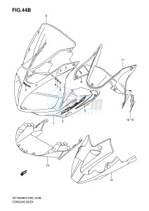 SV1000 (E2) drawing COWLING BODY (SV1000SZ S1Z S2Z K5)