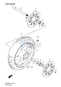 VZR1800 BOULEVARD EU drawing FRONT WHEEL