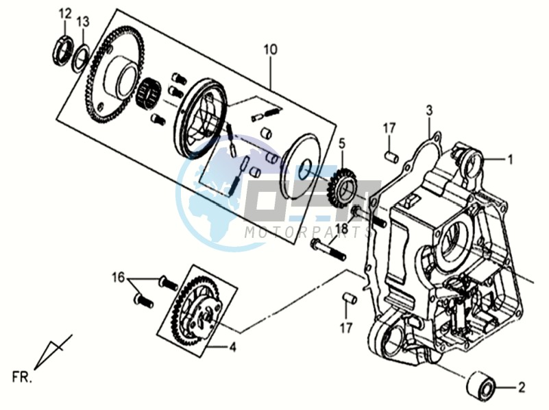 CRANKCASERIGHT / OILPUMP