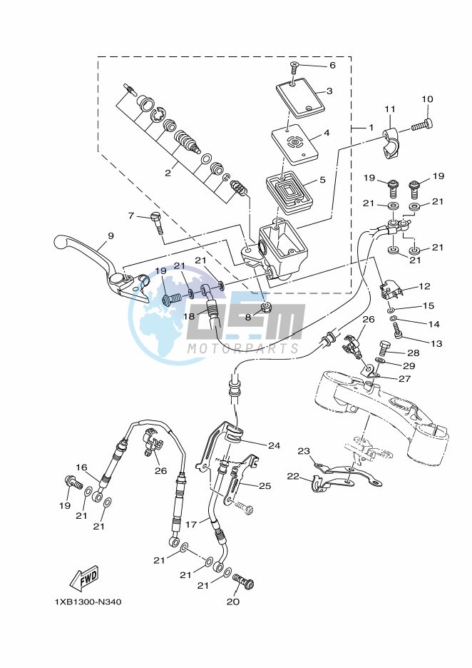 FRONT MASTER CYLINDER