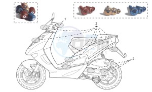 SR 50 H2O Di-Tech e2 drawing Acc. - Cyclistic components