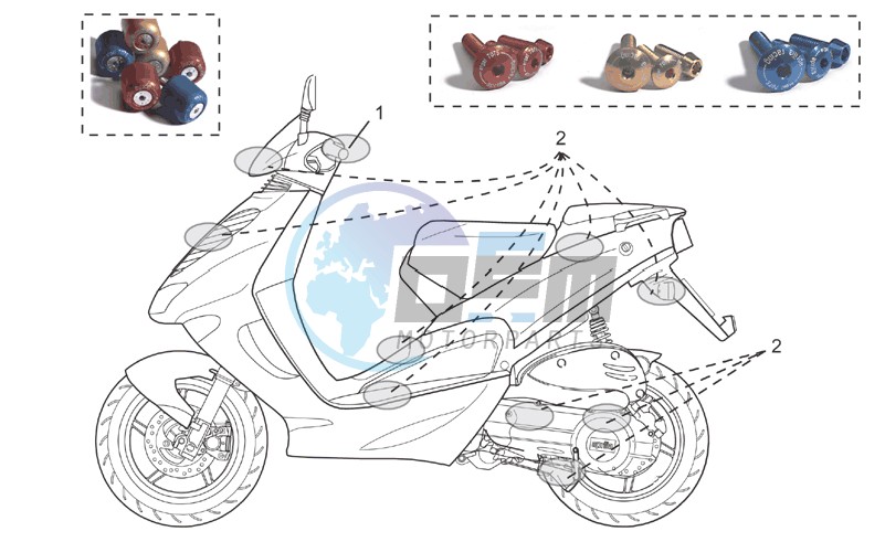 Acc. - Cyclistic components