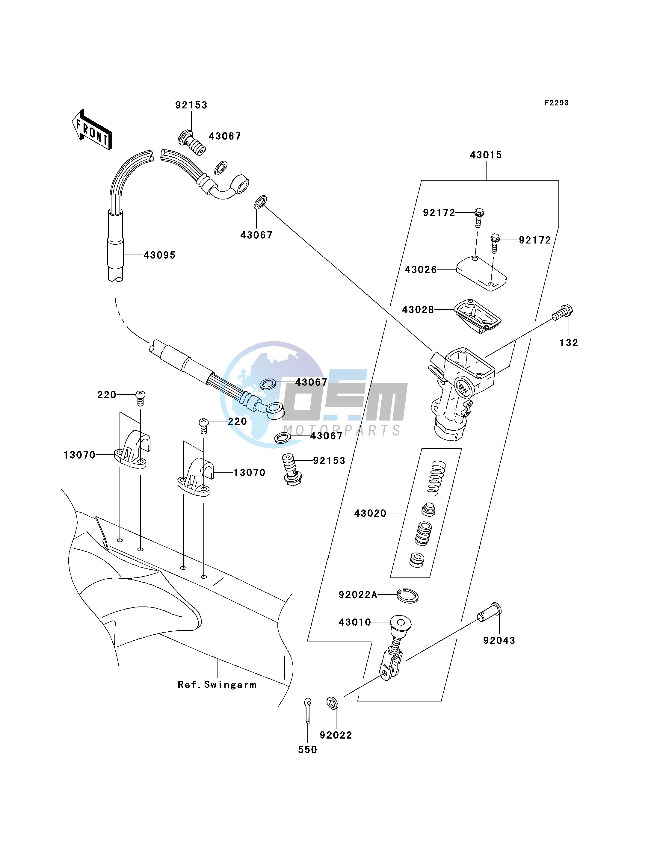 REAR MASTER CYLINDER