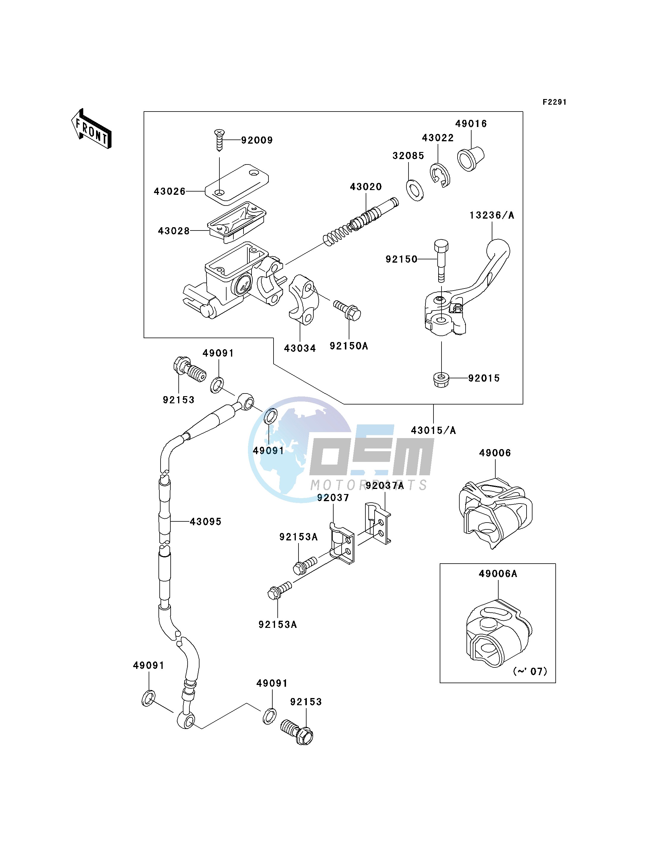 FRONT MASTER CYLINDER