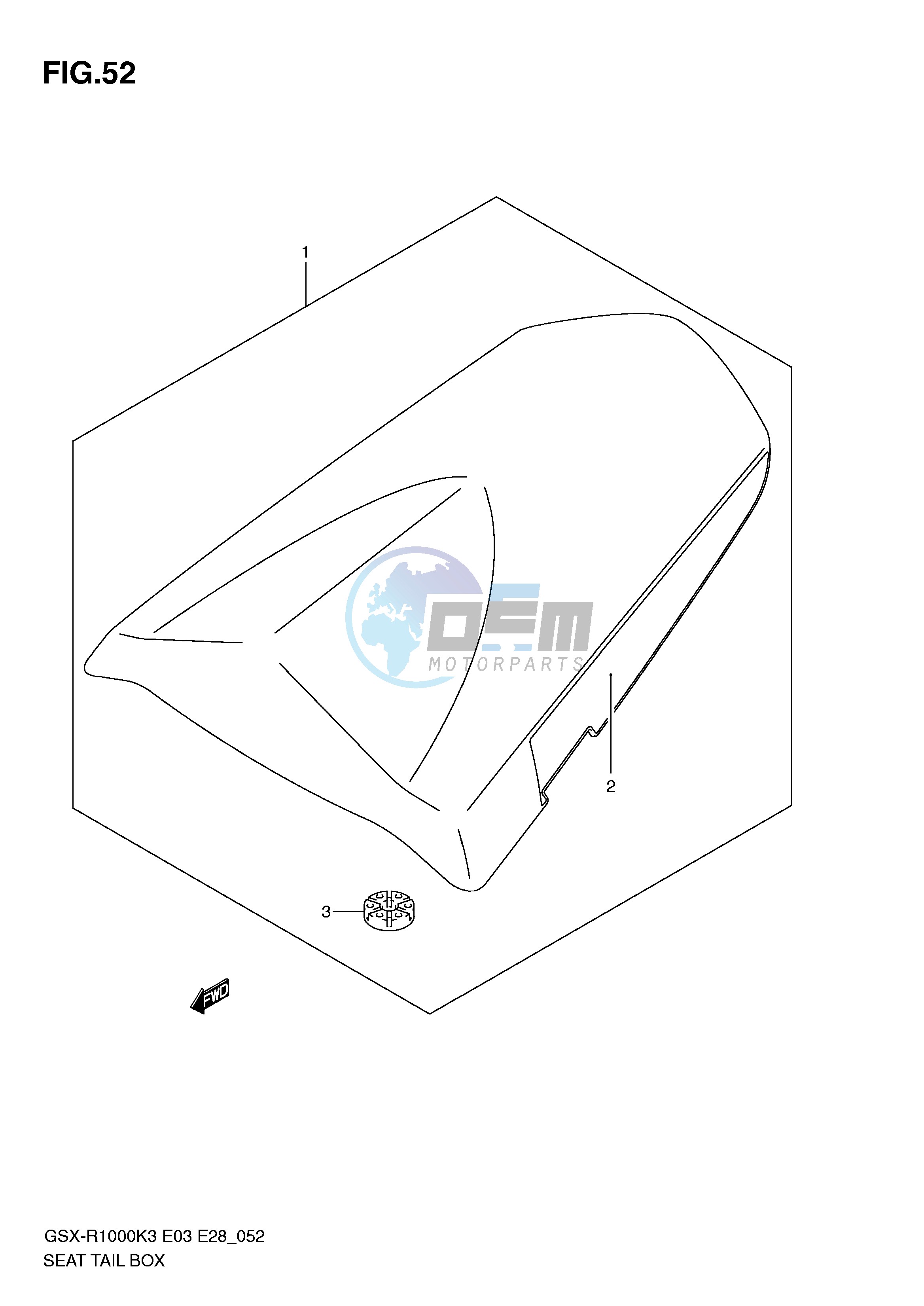 SEAT TAIL BOX (MODEL K3)