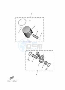 YZ65 (BR8A) drawing OPTIONAL PARTS 1