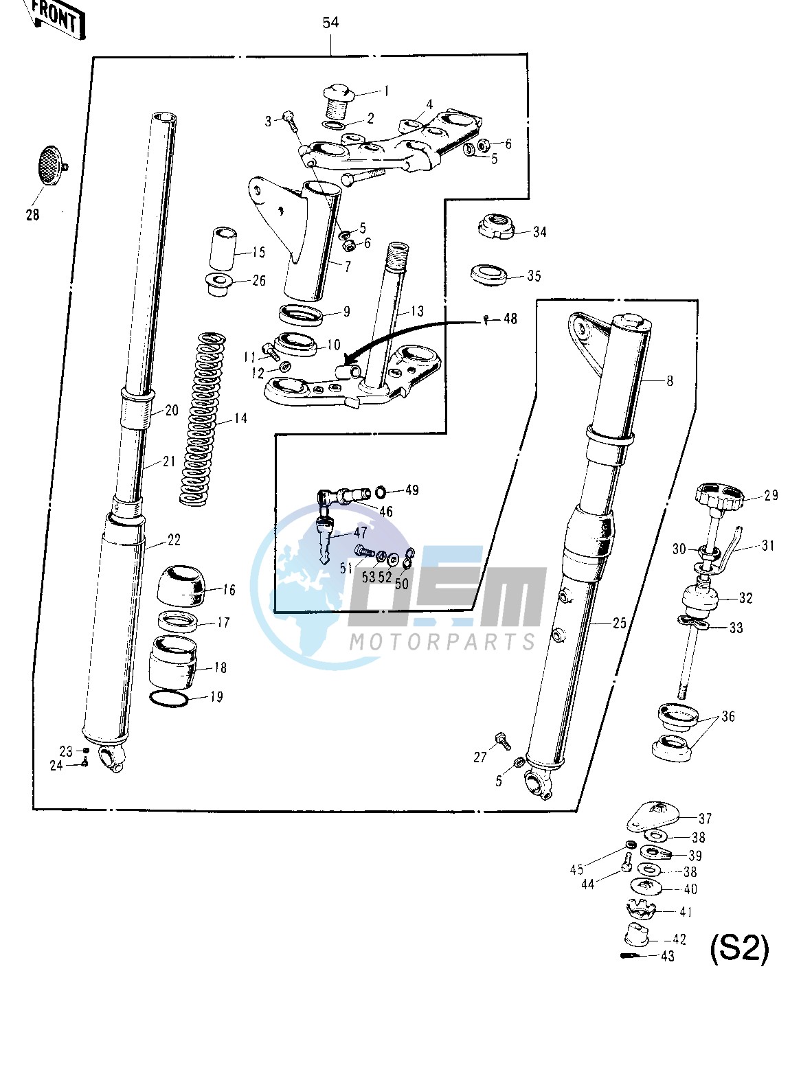 FRONT FORK -- S2- -