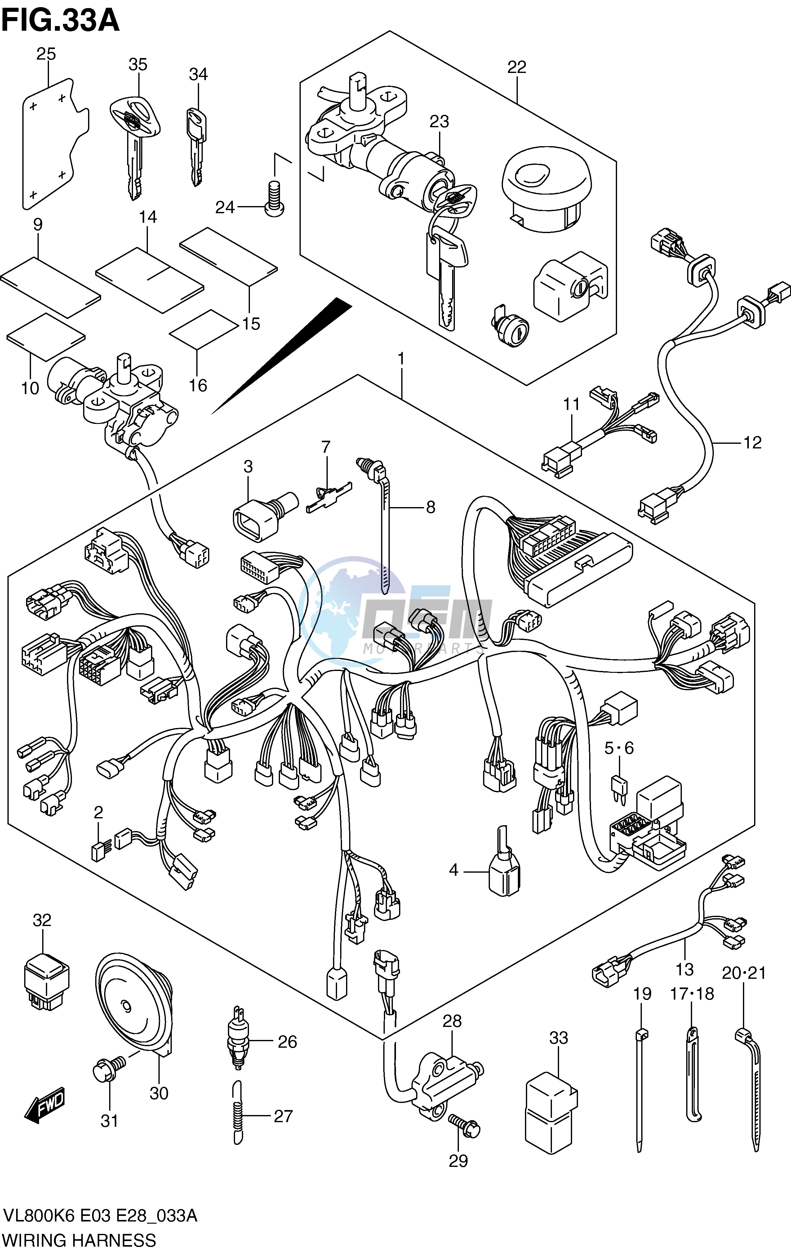 WIRING HARNESS (MODEL K9 L0)