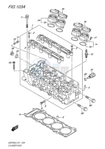 GSR750 EU drawing CYLINDER HEAD