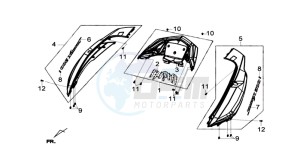 JOYMAX 300I drawing COWLING