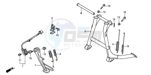 NT650V DEAUVILLE drawing STAND