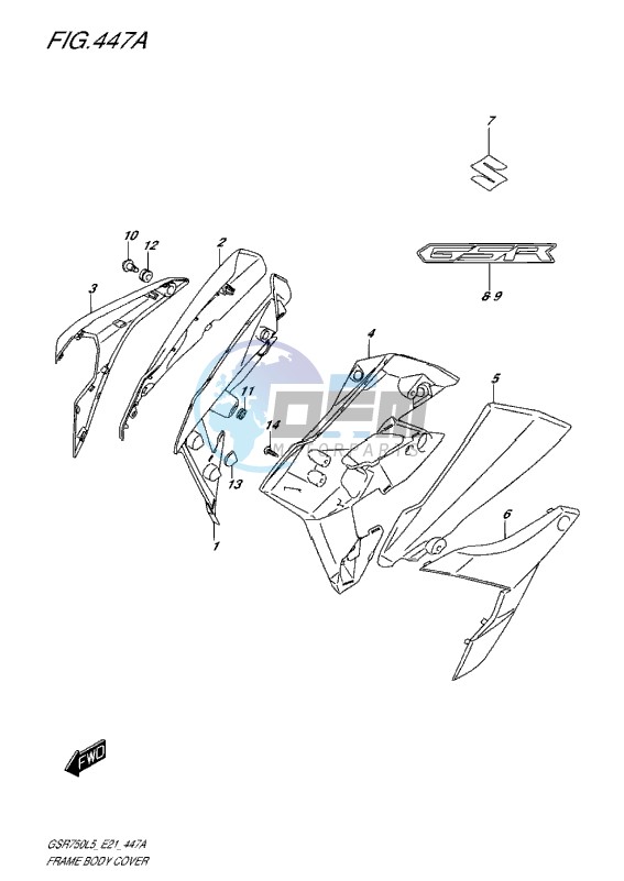 FRAME BODY COVER L5