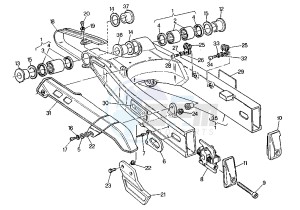 ELEPHANT 900 drawing SWINGARM