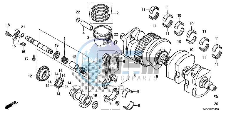 CRANKSHAFT/PISTON