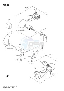 VZR1800 (E3) INTRUDER drawing TURNSIGNAL LAMP (VZR1800ZL1 E33)