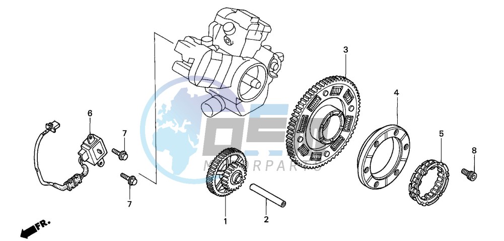 PULSE GENERATOR/ STARTING CLUTCH